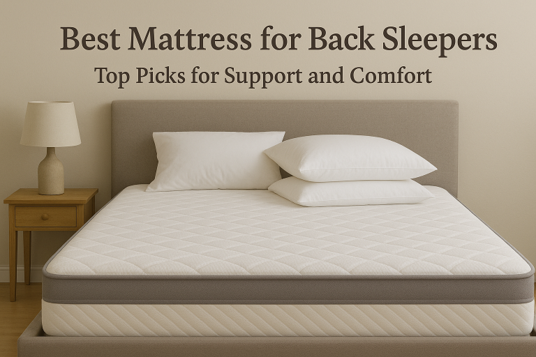Best Mattress for Back Sleepers: Top Picks for Support and Comfort