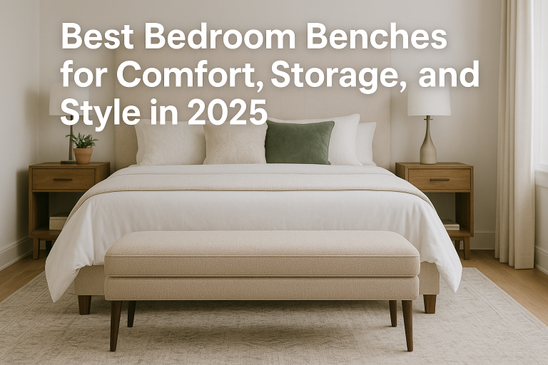Best Bedroom Benches for Comfort, Storage, and Style in 2025