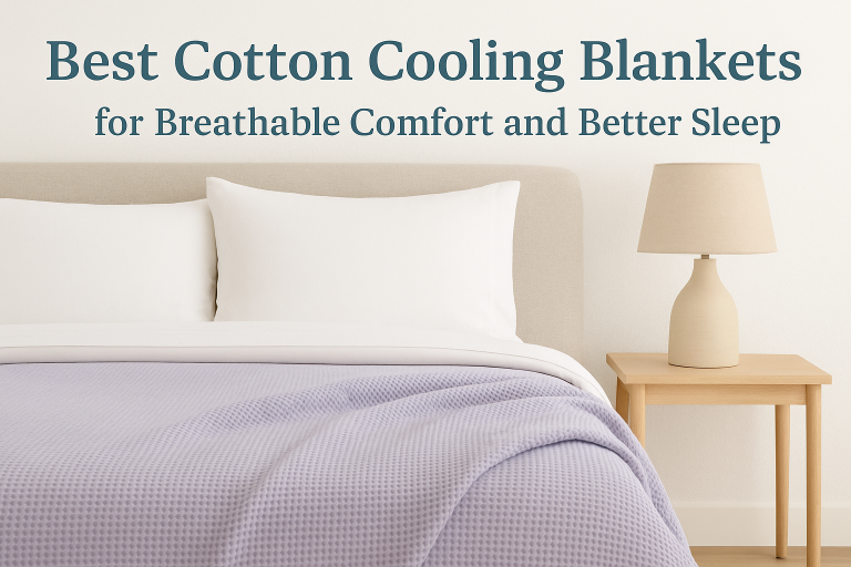 Best Cotton Cooling Blankets for Breathable Comfort and Better Sleep