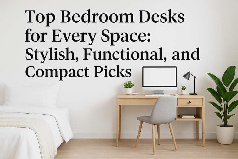 Top Bedroom Desks for Every Space: Stylish, Functional, and Compact Picks